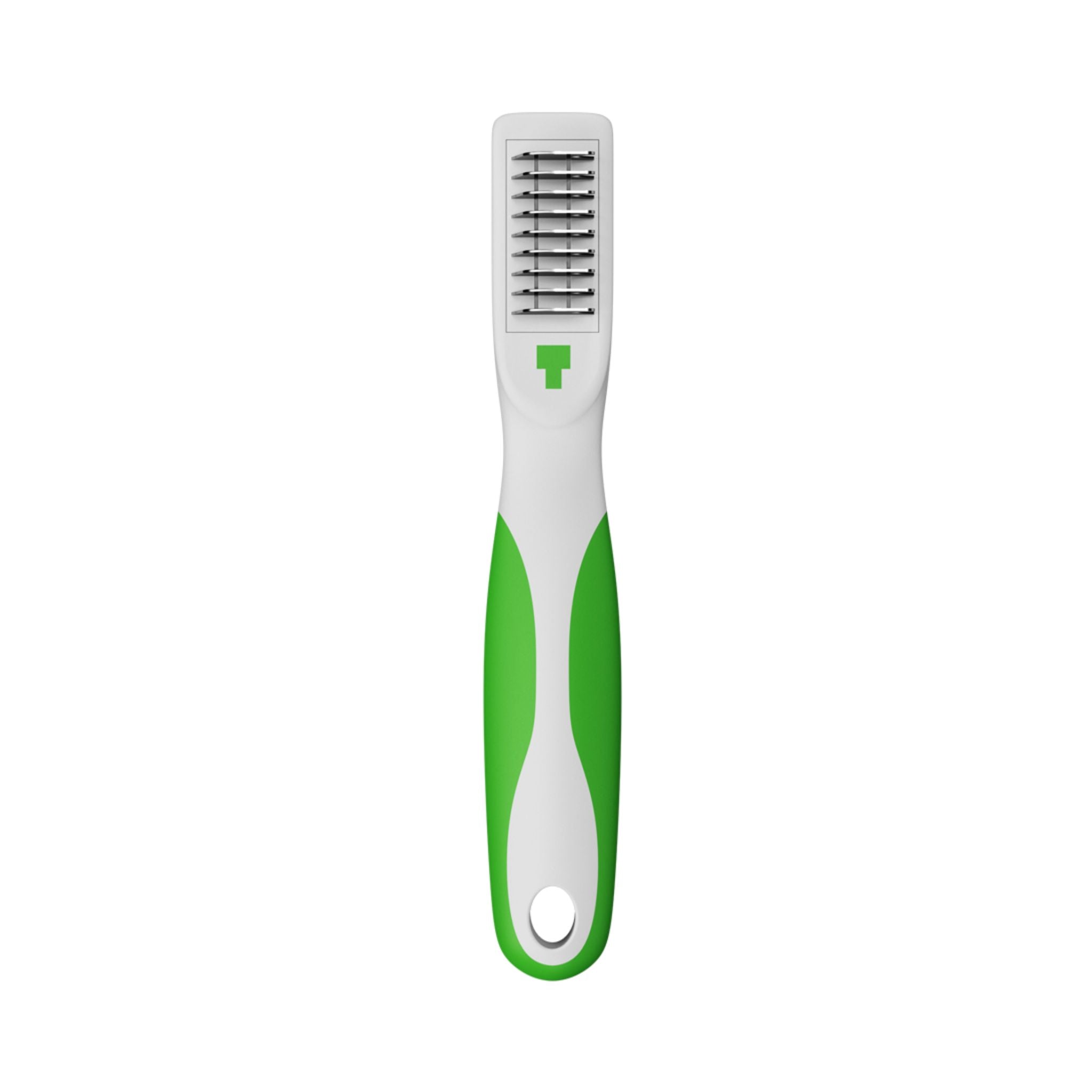Full front view of the Andis Dematting Tool, showcasing the blade and handle.