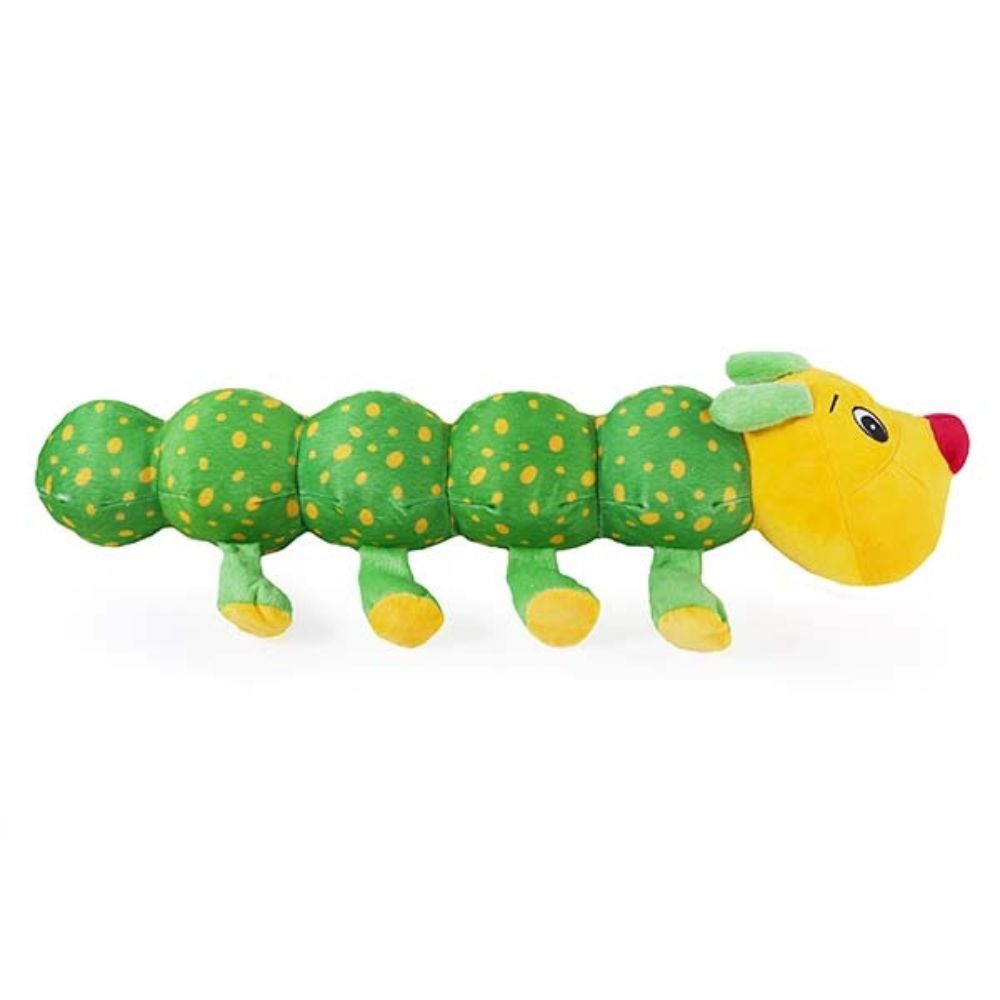 Rosewood Colin Caterpillar Dog Toy - Side View