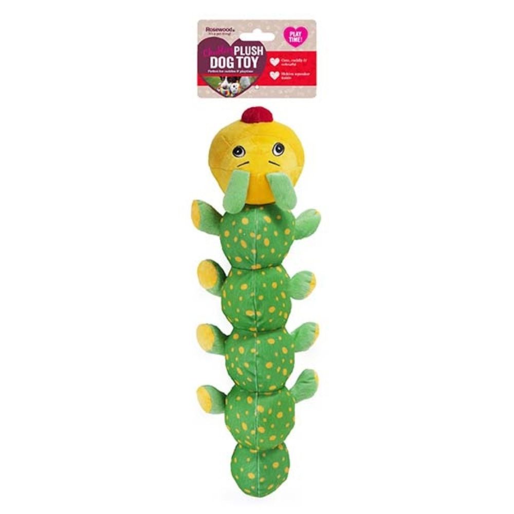 Rosewood Colin Caterpillar Dog Toy - Packaging Display
