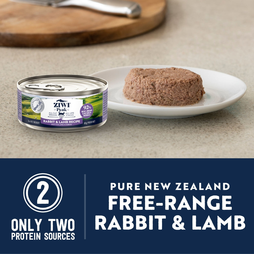 Pure New Zealand Rabbit and Lamb Wet Cat Food