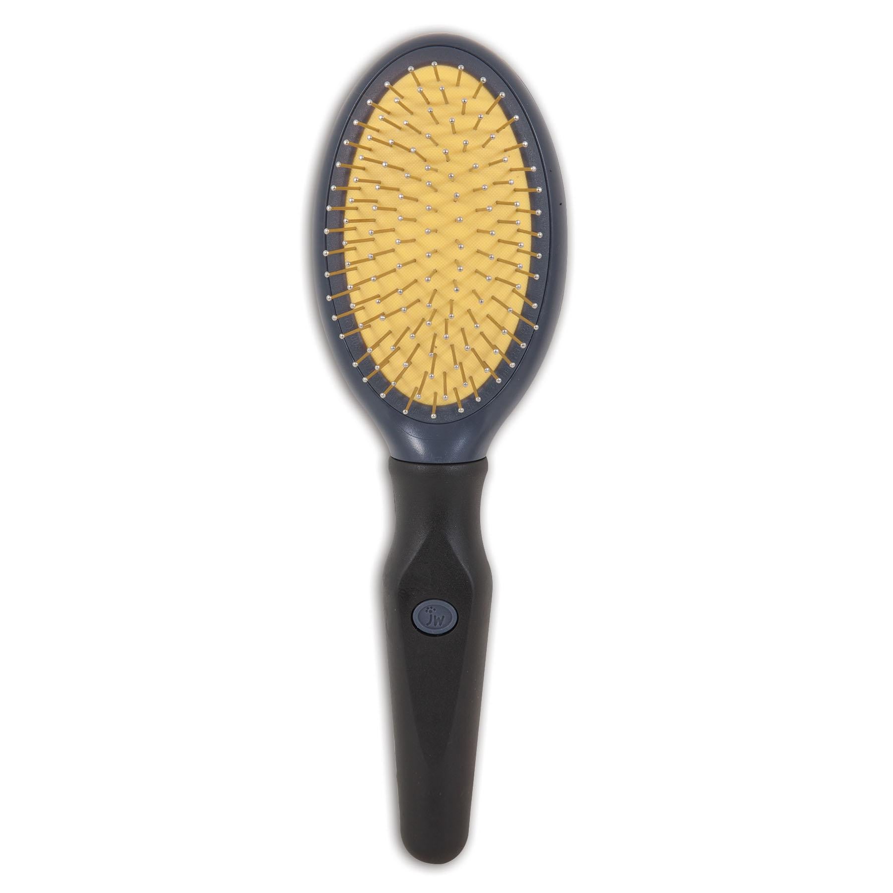 JW Gripsoft Double Sided Dog Grooming Brush Pin Side