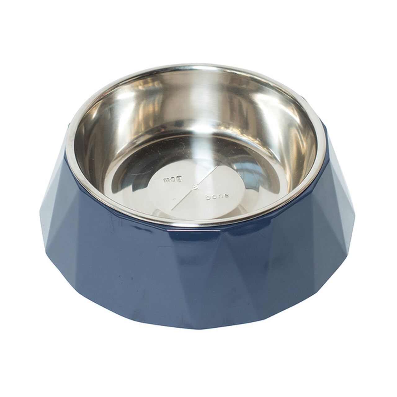 Mog and Bone Designer Melamine Cat Bowl Navy