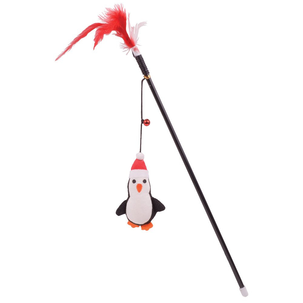 Ourpets Holiday Snag-Ables Jolly Pal Penguin Wand