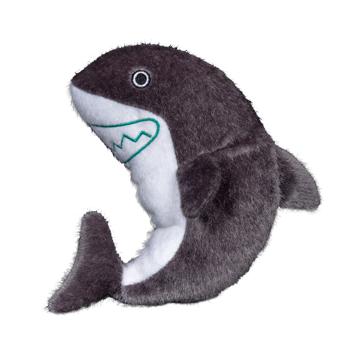 Spunky Pup Sea Plush Shark Dog Toy