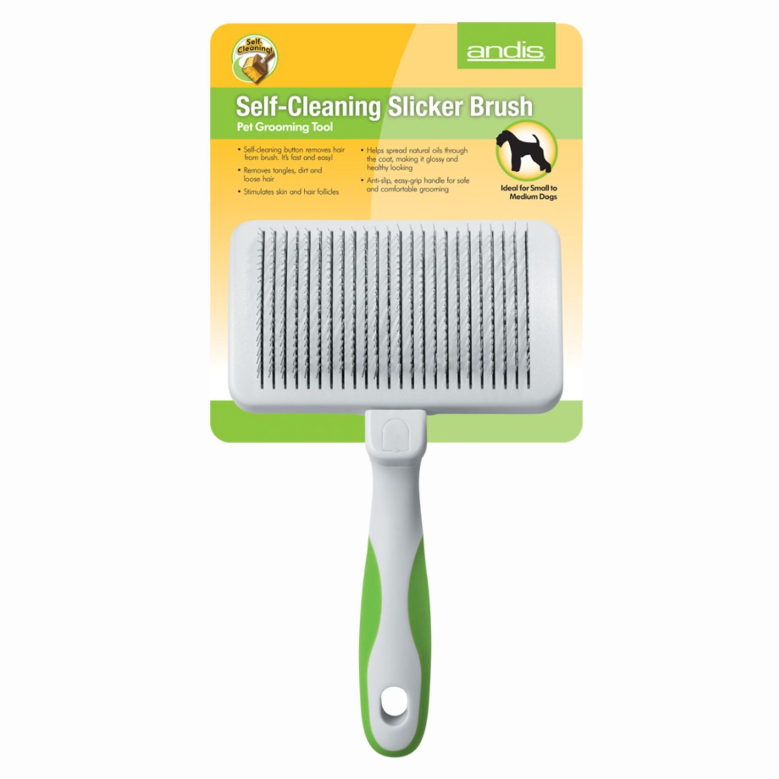 ANDIS Self-Cleaning Slicker Brush De-Shedding Tool