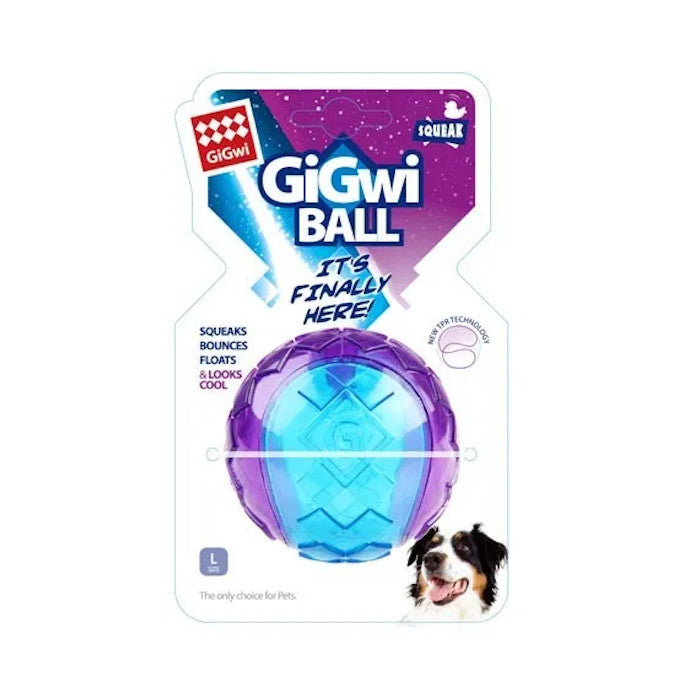 GiGwi Ball Interactive Fetch Dog Toy - Large, 1 Pack