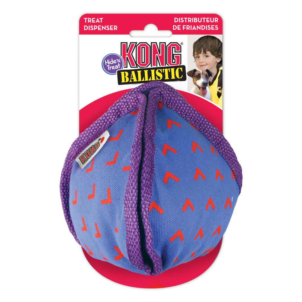KONG Ballistic Hide ’N Treat - Retail Pack