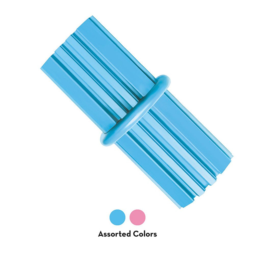 KONG Puppy Teething Stick Dog Toy - Assorted Colours, Blue and Pink.