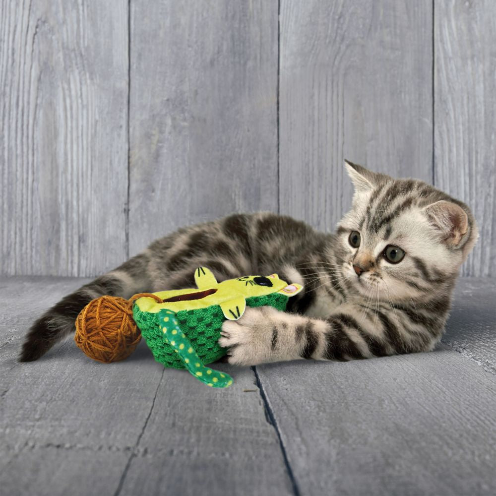 KONG Wrangler AvoCATo Cat Toy with Catnip