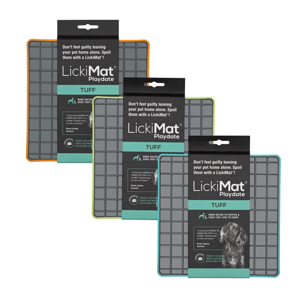 LickiMat Playdate Tuff, Reduces Anxiety & Boredom