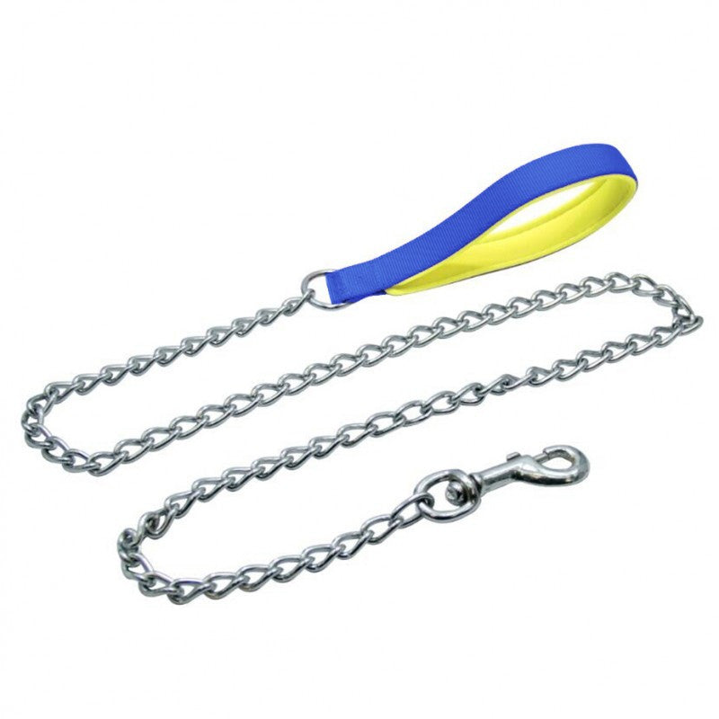 NunBell Chain Dog Lead Blue 120cm