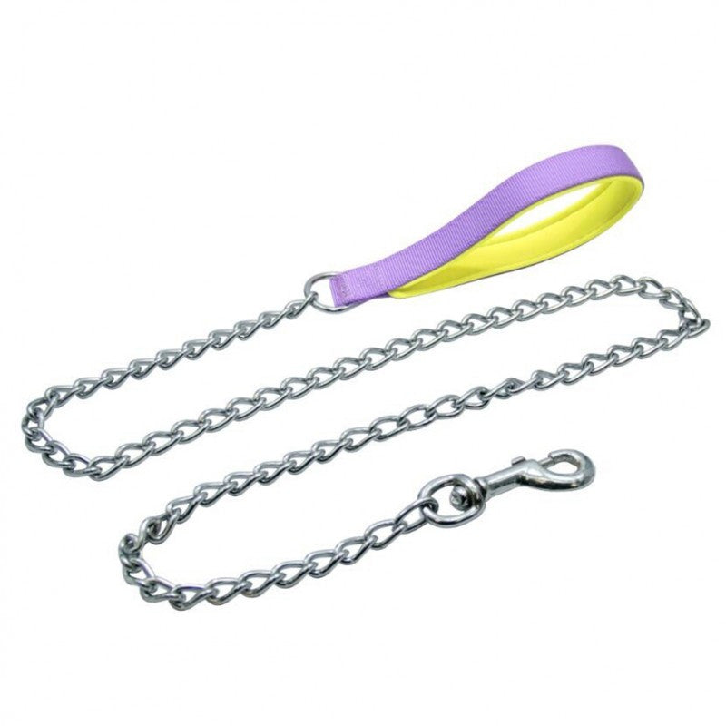 NunBell Chain Dog Lead 120cm - Purple