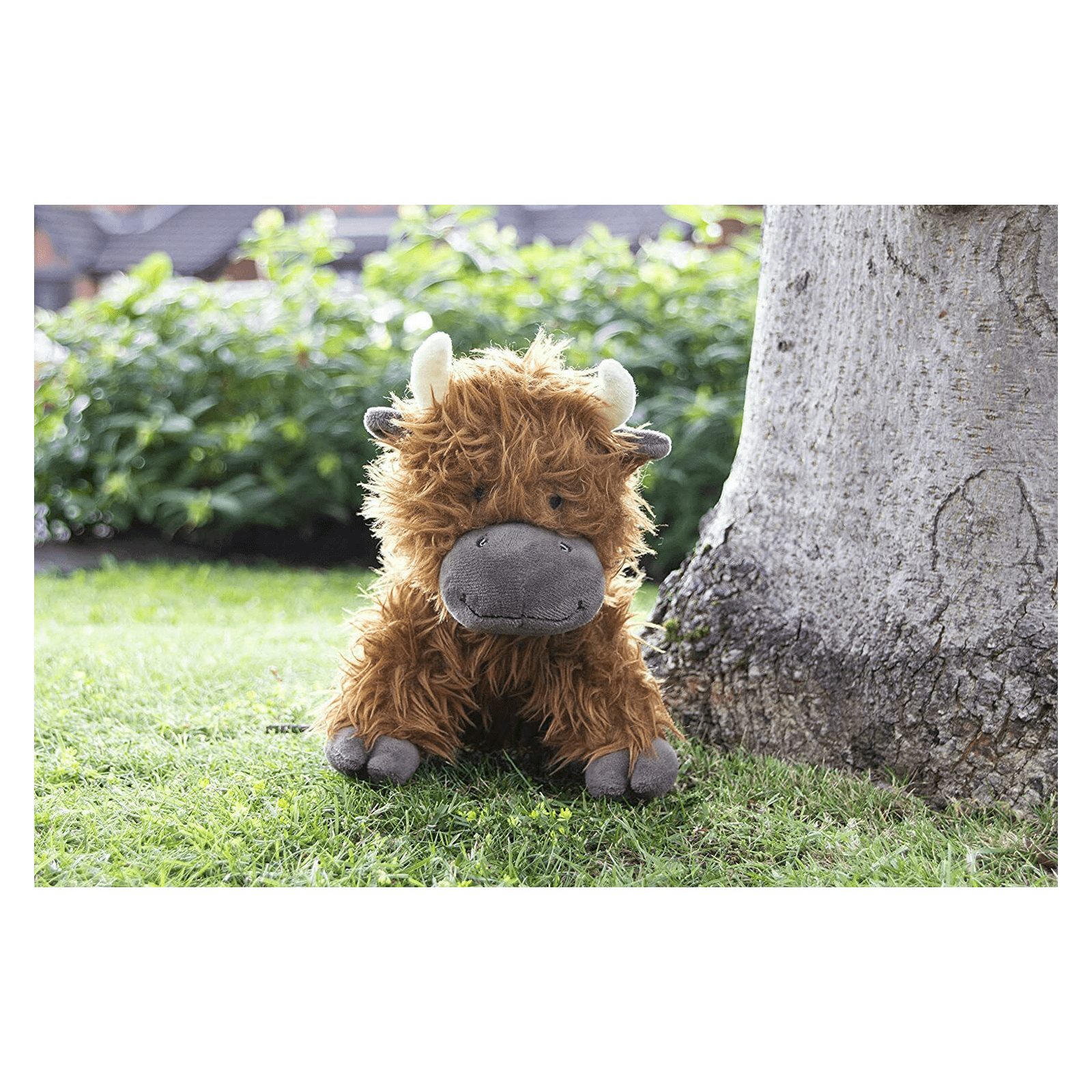 Outside view of a Rosewood Rope Core Cow Dog Toy
