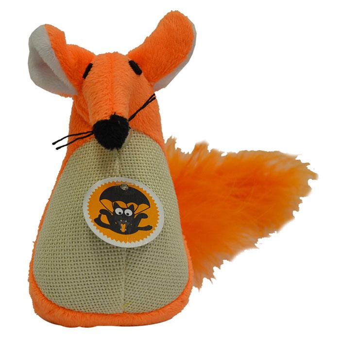 Scream Fatty Mouse Cat Toy with Catnip - Orange