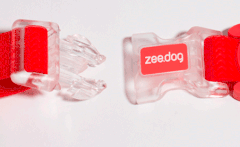Zee Dog NeoPro Coral Weatherproof Dog Collar - Locking System.