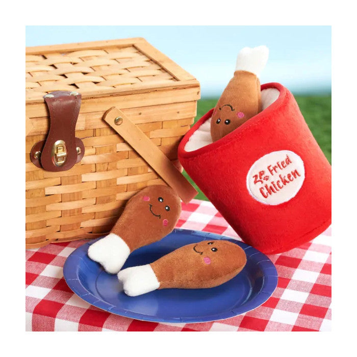 Zippy Burrow Chicken Bucket Interactive Dog Toy by ZippyPaws.