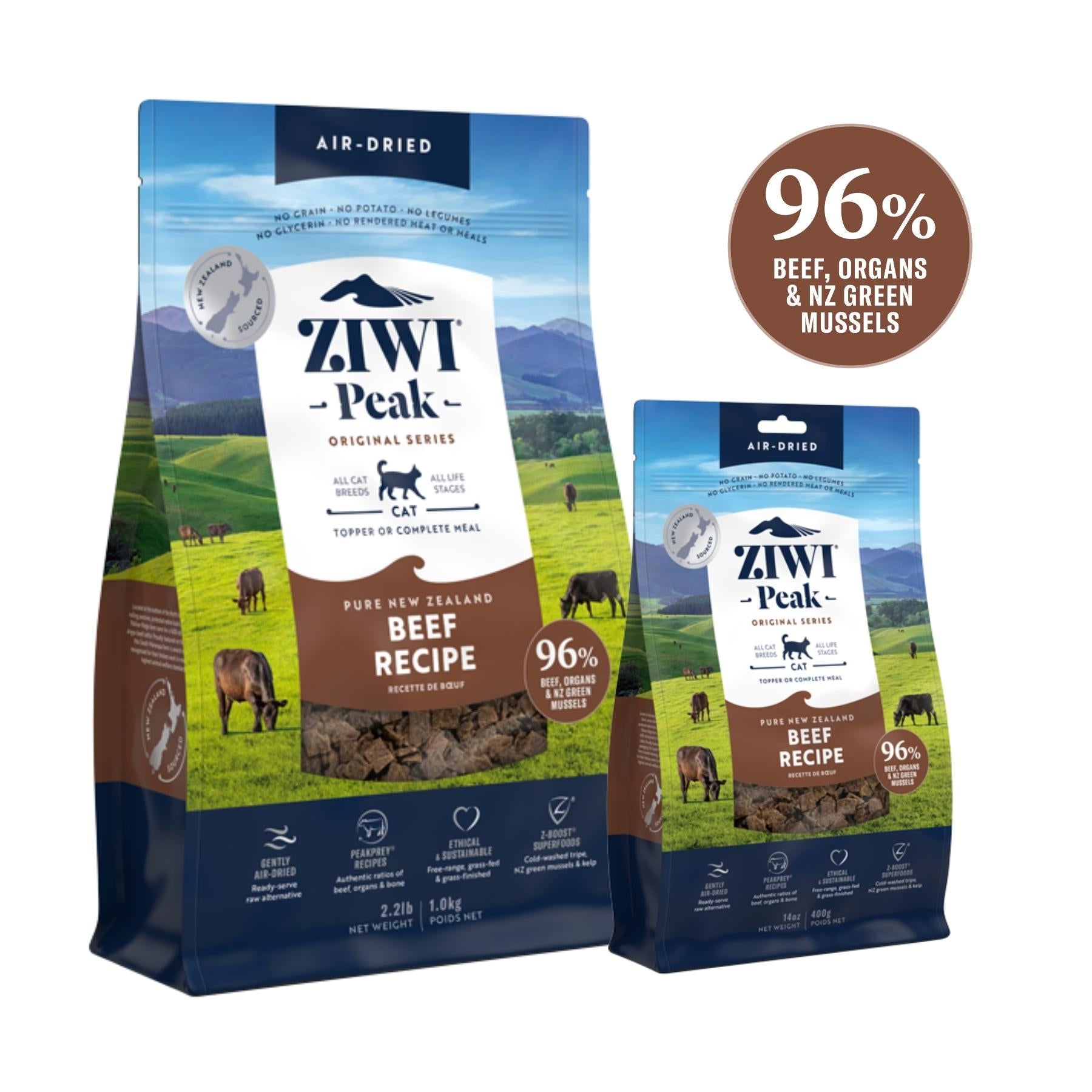 ZIWI Peak Dry Cat Food Beef Recipe
