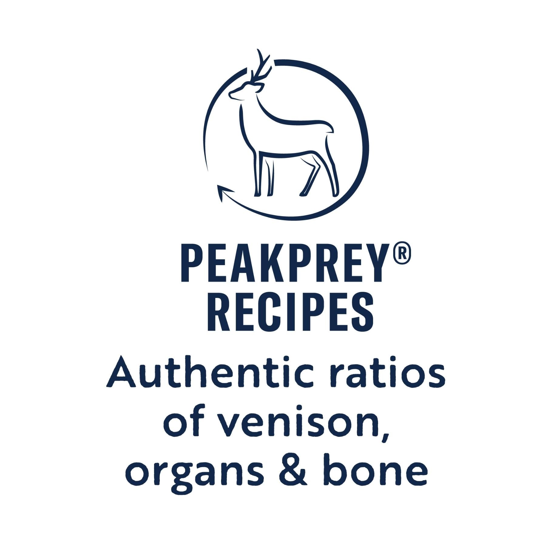 ZIWI Peak Wet Dog Food Venison Recipe, PeakPrey Authentic Ratios of Venison, Organs and Bone