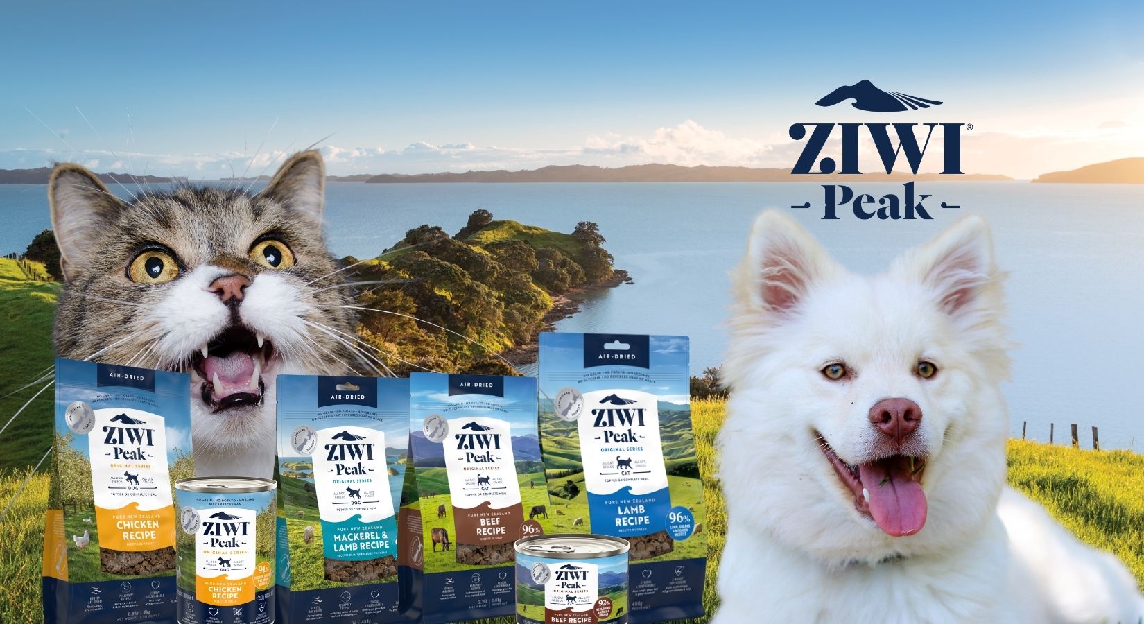 ZIWI Peak - New Zealand made, premium pet food for dogs and cats.