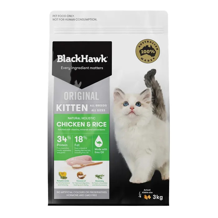 Shop Kitten Food Online - Black Hawk Chicken & Rice