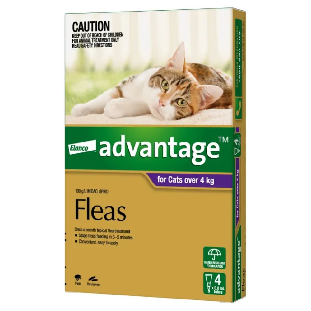 Advantage Flea Treatment for Large Cats Over 4kg