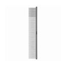 Andis 10" Steel Comb with coarse and fine stainless steel teeth on a white background.
