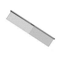 Full-length image of the Andis comb at an angle, displaying the entire comb and its durable steel teeth.