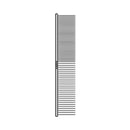 Close-up vertical shot of the Andis 19cm Steel Comb, showcasing the comb's precision steel teeth and sleek design.