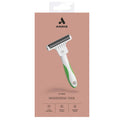 Andis De-Shedding Grooming Tool for dogs, displayed on retail packaging, highlighting the products features and benefits.