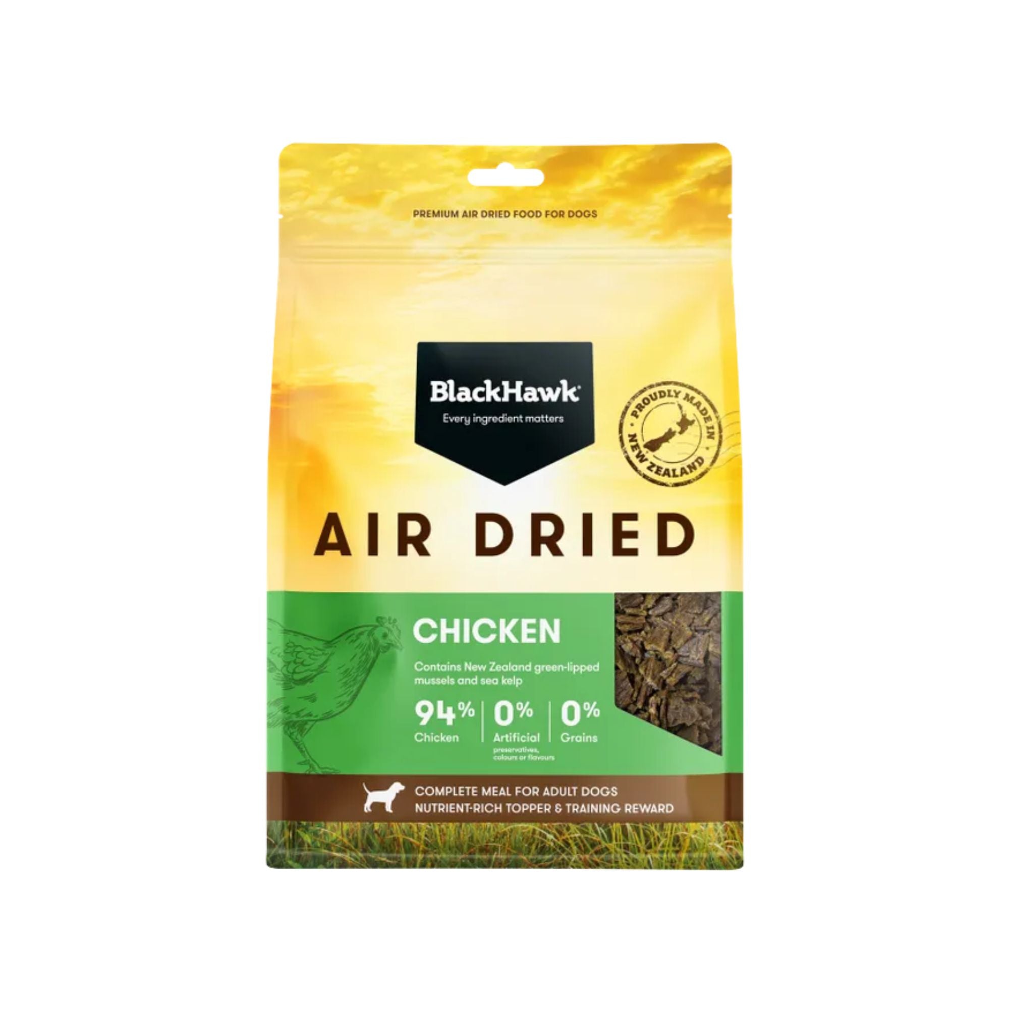 Black Hawk Air-Dried Dog Food Chicken