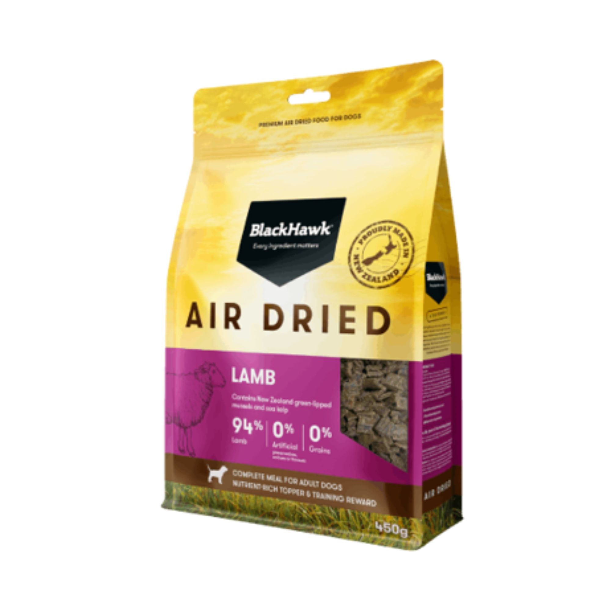 Black Hawk Air-Dried Dog Food Lamb