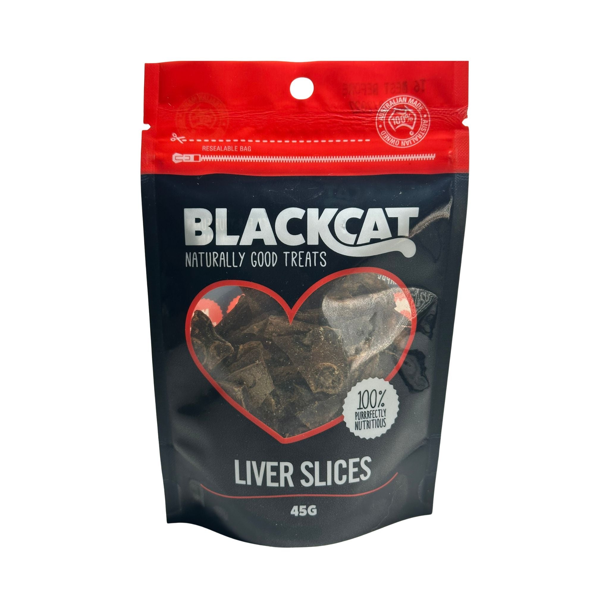 BlackCat Liver Slices 45g