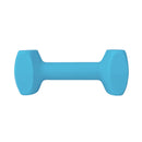 Close-up of the Large Coachi Training Dumbbell, highlighting its durable design and vibrant light blue colour.