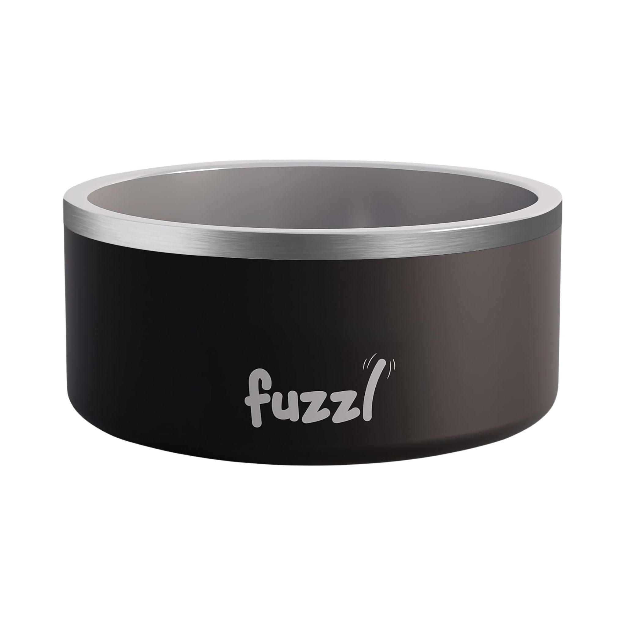 Fuzzl Titan Thermal Dog Bowl – 17cm Matt Black