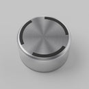 Fuzzl Titan Thermal Dog Bowl in Brushed Stainless Steel, flipped to show ultra grip non-slip rubber base.