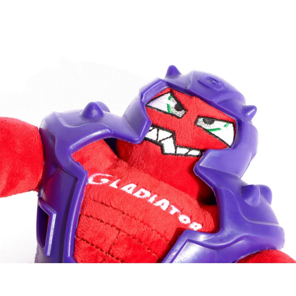Close-up of quality plush GiGwi Gladiator with TPR protection