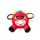 GiGwi Plush Jumball Bull Dog Toy - Front View