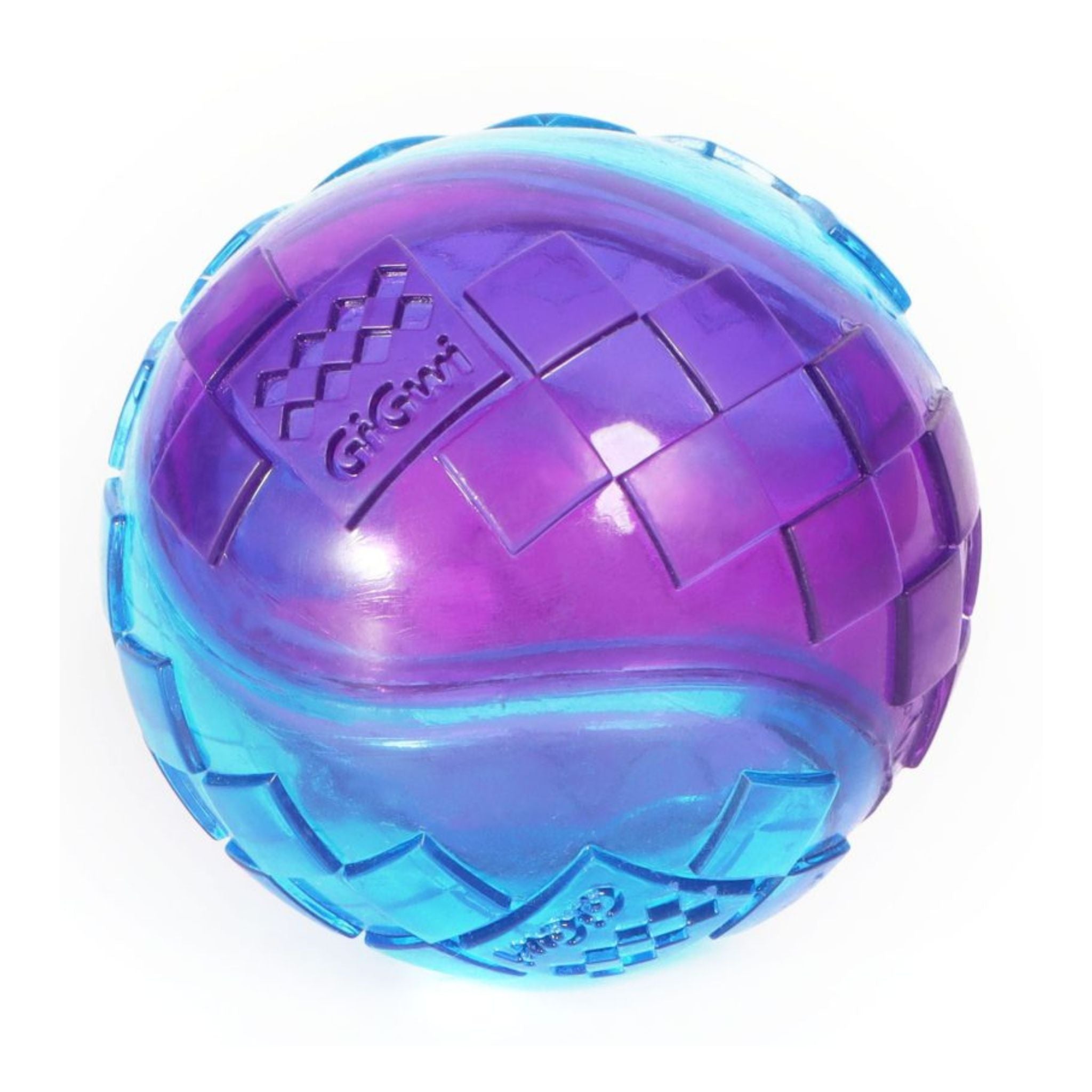 GiGwi Original Ball in bright, multi-coloured design, ideal for fetch and chew.