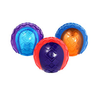 Set of three multi-coloured GiGwi Original Balls for ultimate fetch and play fun.