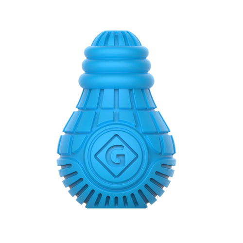 GiGwi Treat Dispensing Bulb Small in blue on a white background