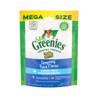 Greenies Feline Dental Treats Tempting Tuna Flavour 130g Pack – Vet-Recommended Cat Treats