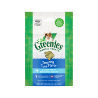 Greenies Feline Dental Treats Tempting Tuna Flavour 60g Pack – Oral Care for Cats