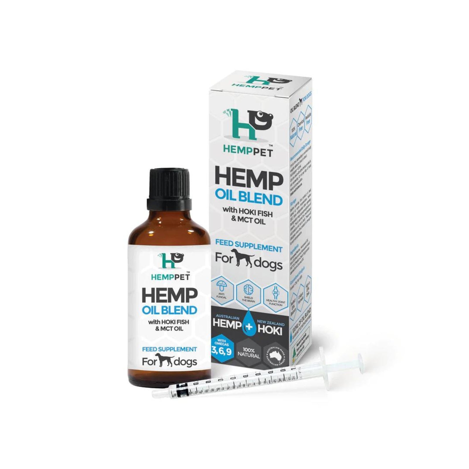 Hemp Oil Blend with Hoki Fish and MCT Oil for Dog