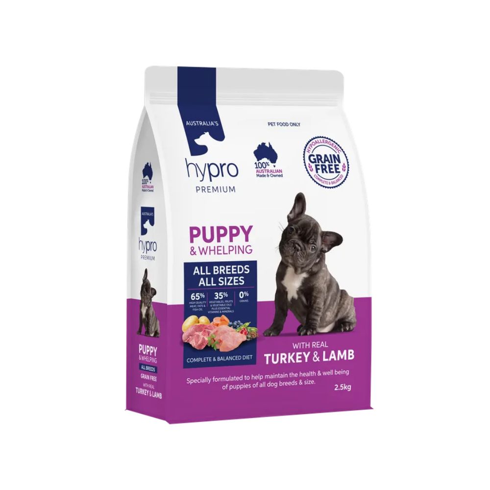 Hypro Premium nutrition - Puppy Food - Turkey and Lamb. 2.5kg