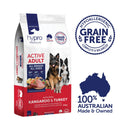 Australian-made Hypro Premium kangaroo and turkey grain-free dog food 20kg