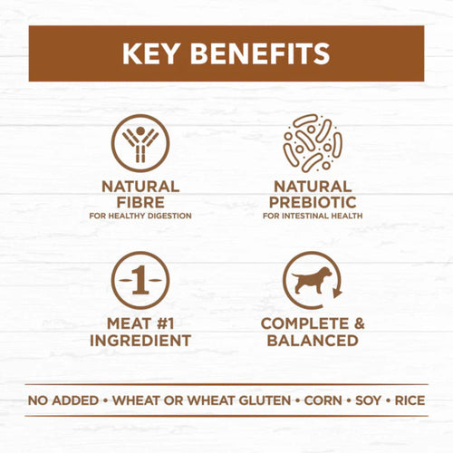 Key benefits chart for Ivory Coat Grain Free Lamb & Kangaroo Stew Adult Wet Dog Food