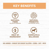 Key benefits chart for Ivory Coat Grain Free Puppy Wet Dog Food Chicken Stew