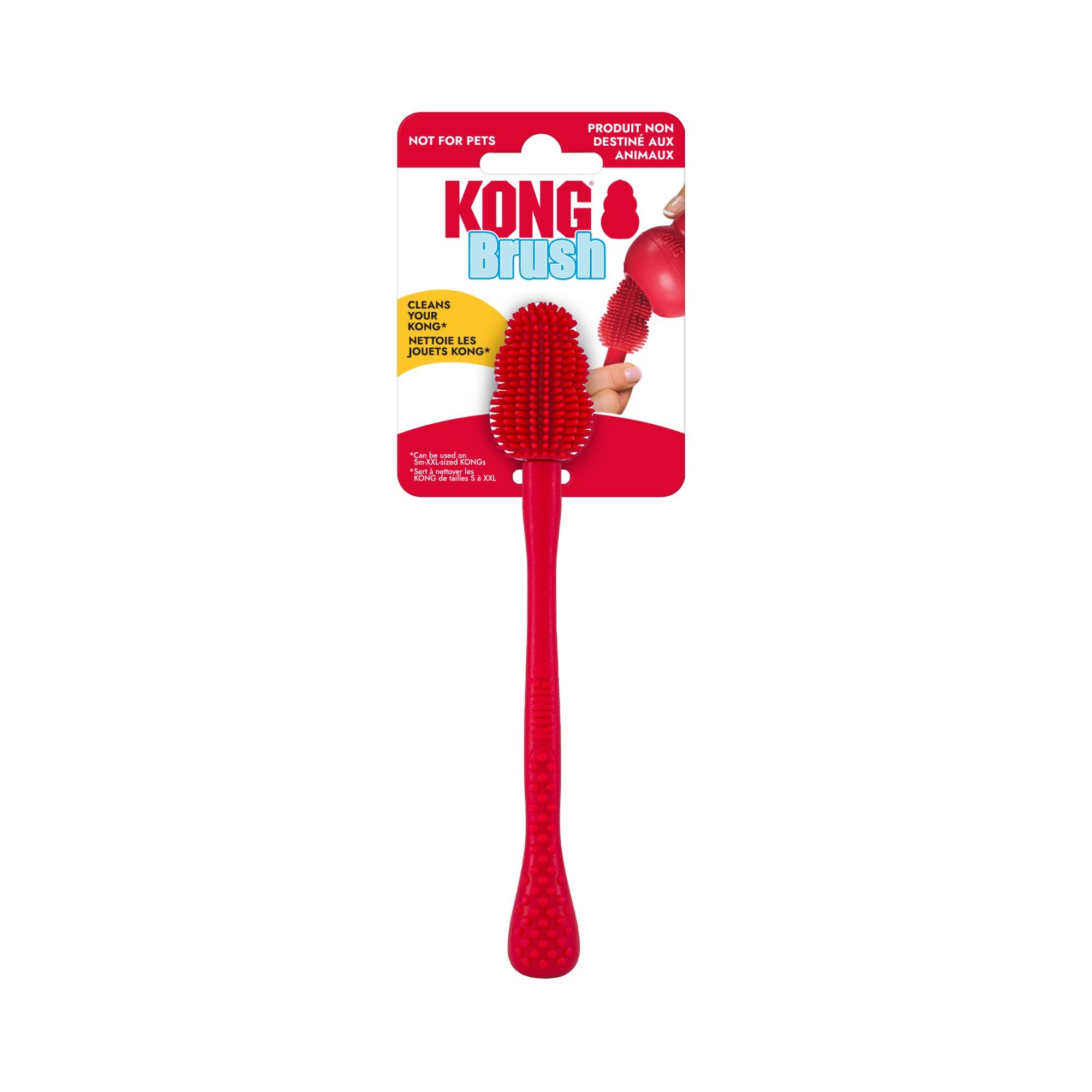 KONG Brush toy cleaning brush in official retail packaging