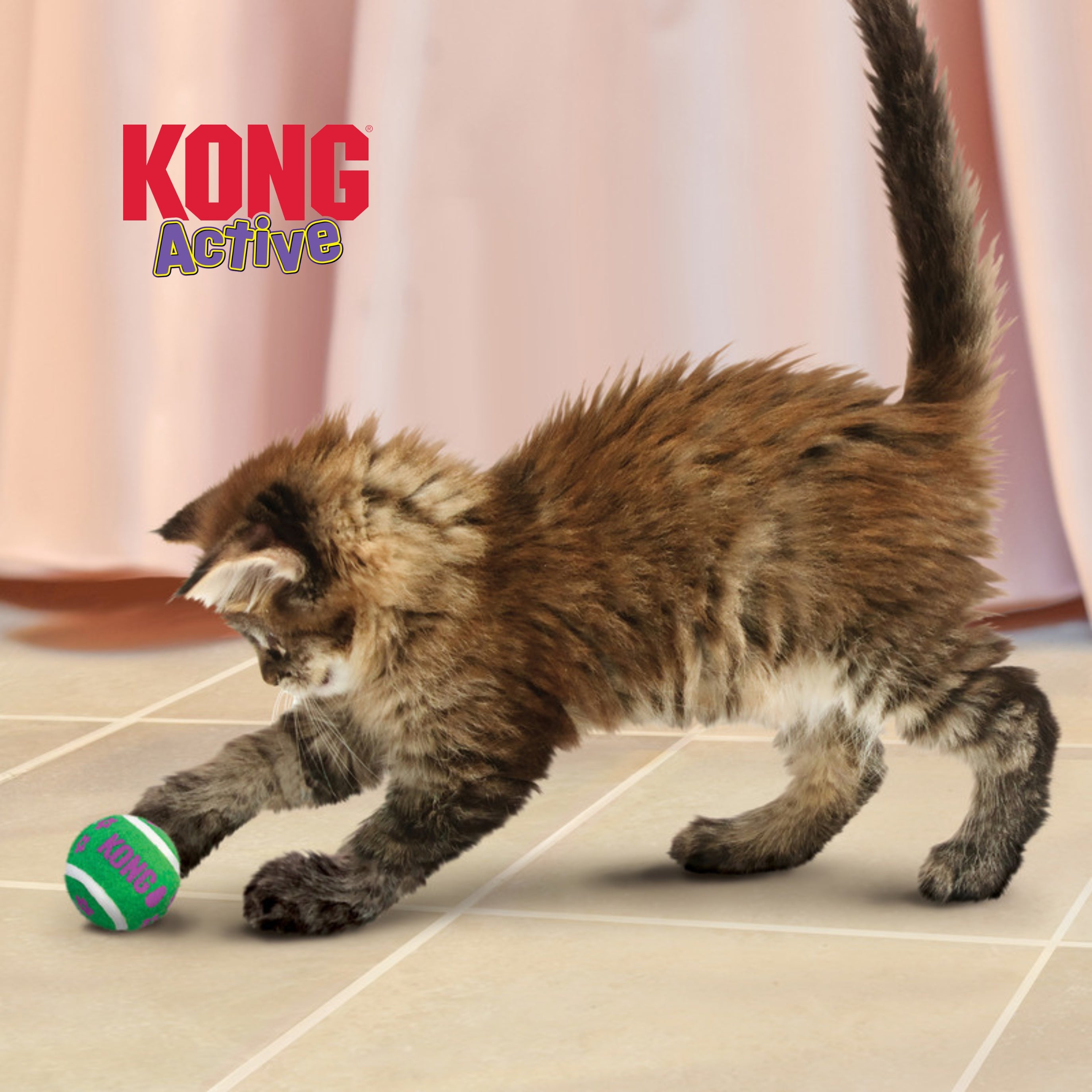 KONG Cat Tennis Balls for Active Kitties
