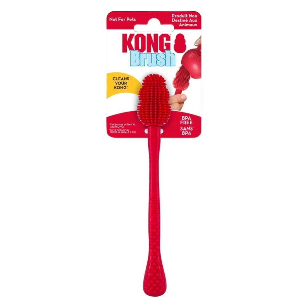 KONG Cleaning Brush. Removes leftover dog treats from KONG Classic Toys.